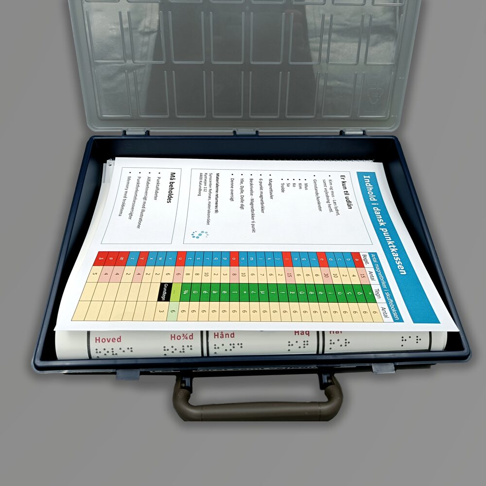 Papirmaterialer m. punkt skuffe 4