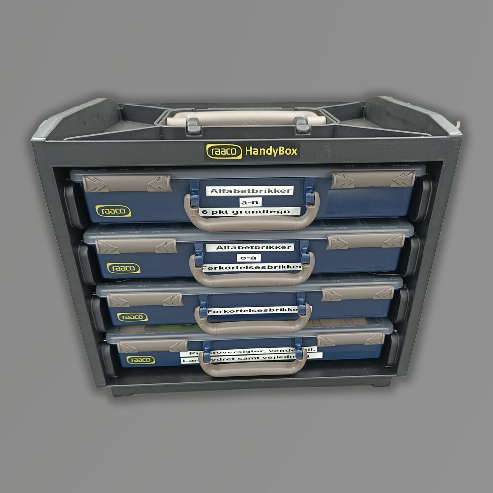 Sorteringsboks magnetbrikker med punkt