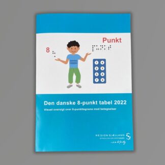 Den danske 8-punkt tabel 2022 - Visuel oversigt over 8-punkttegnene med betegnelser